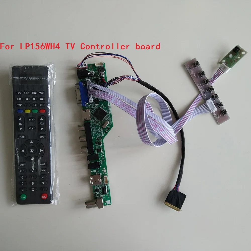 ТВ HDMI TV56 плата контроллера USB LCD VGA RF LED AV аудио пульт дистанционного управления