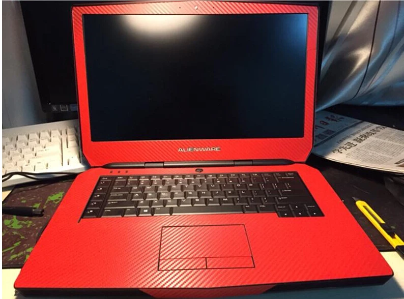 W411 Super Cool Ноутбук Наклейки Компьютерные Обложка Для Alienware M14X R3 M15X Чужой M13 14 корпус