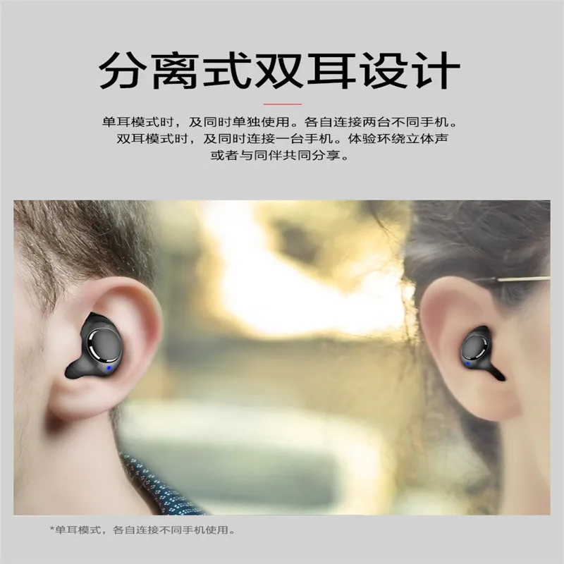 Новинка X8 Bluetooth 5 0 наушники в ухо беспроводные мини стерео 3D HIFI Звук IPX5