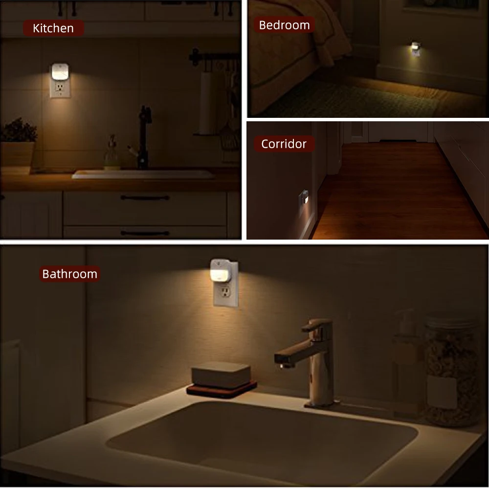 Светодиодный ночник От заката до рассвета миниатюрный автоматический