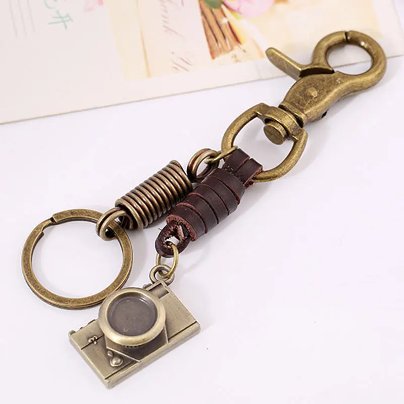Новый персонализированные брелок с камерой винтажный специальный для ключей