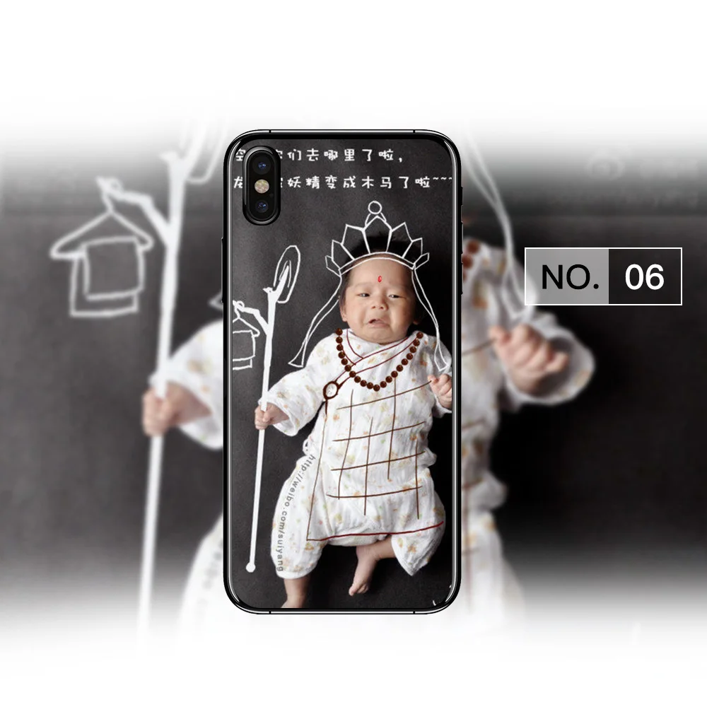 Новые Симпатичные Детские узор телефон чехлы для iphone 10 чехол iPhone X 7 плюс 8 защита