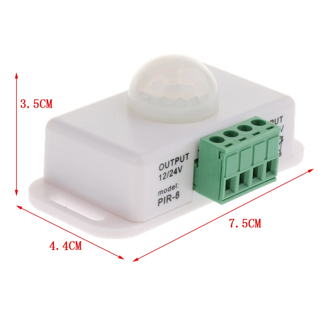 DC 12V 24V PIR сенсор светодиодный диммер переключатель движения инфракрасный