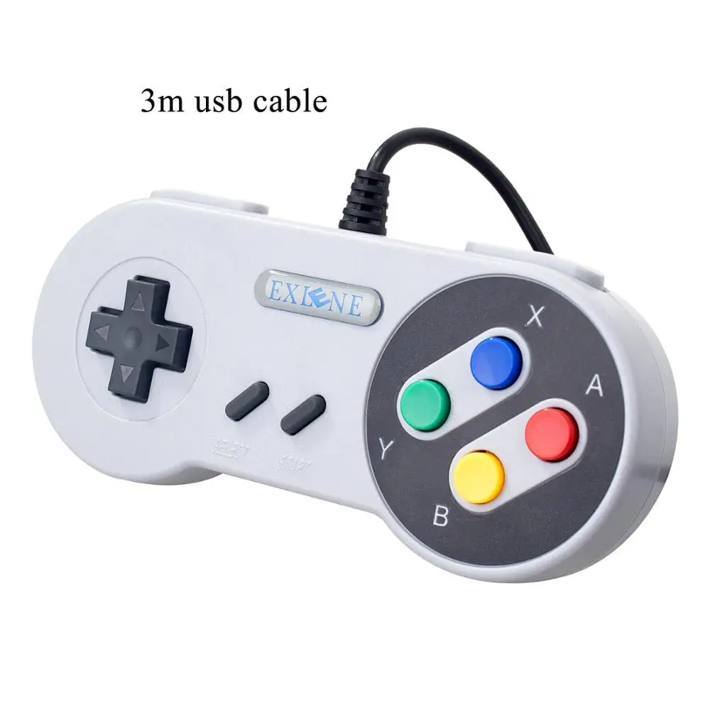 Игровой джойстик Exlene геймпад для SNES 3 м USB ПК и Windows|Геймпады| |
