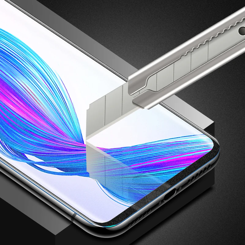 Exunton для OPPO Realme X Lite 2.5D 9H полное покрытие матовое закаленное стекло Защита от