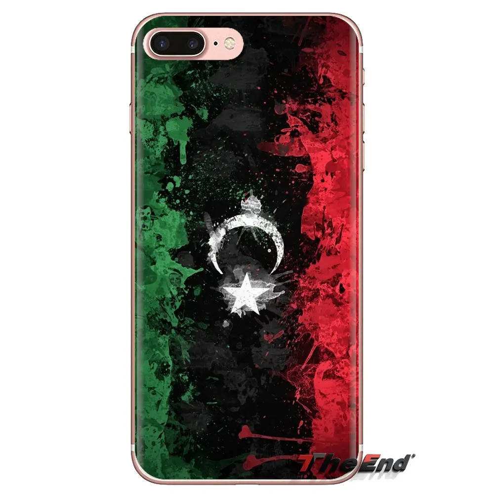 Мягкий чехол для Huawei G7 G8 P7 P8 P9 P10 P20 P30 Lite Mini Pro P Smart Plus 2017 2018 2019 Ливия fly line Флаг Печать