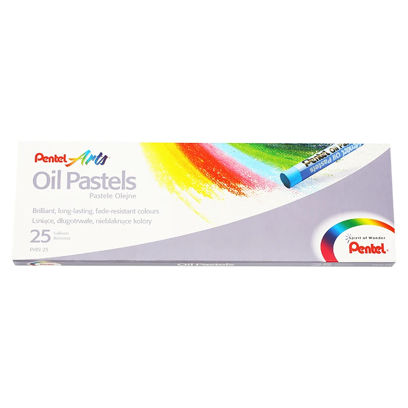 Pentel PHN25/36/50 Цвета круглые мелки для детей комплект мягкой Профессиональный масляная пастель ручки для рисования детские товары для рукоделия