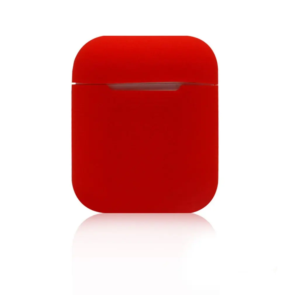Мягкий ударостойкий силиконовый чехол для AirPods беспроводной защитный чехол для наушников для Air Pods зарядка защитная коробка