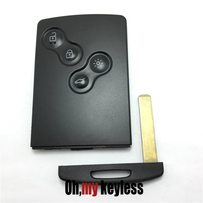 4 button key case for renault Captur Clio 2 Duster koleos holder replacement cover | Автомобили и мотоциклы