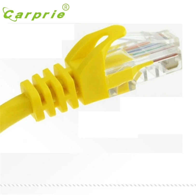 CARPRIE сетевой Ethernet кабель желтый внешний Cat5e 100% Медь RJ45 1 30 м Feb14 MotherLander|ethernet cable|cable