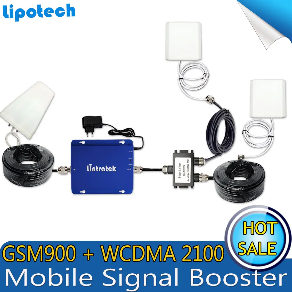 DIY Наборы! dual Band 2 г + 3 GSM 900 мГц и WCDMA UMTS 2100 Мобильный усилитель сигнала Сотовая связь