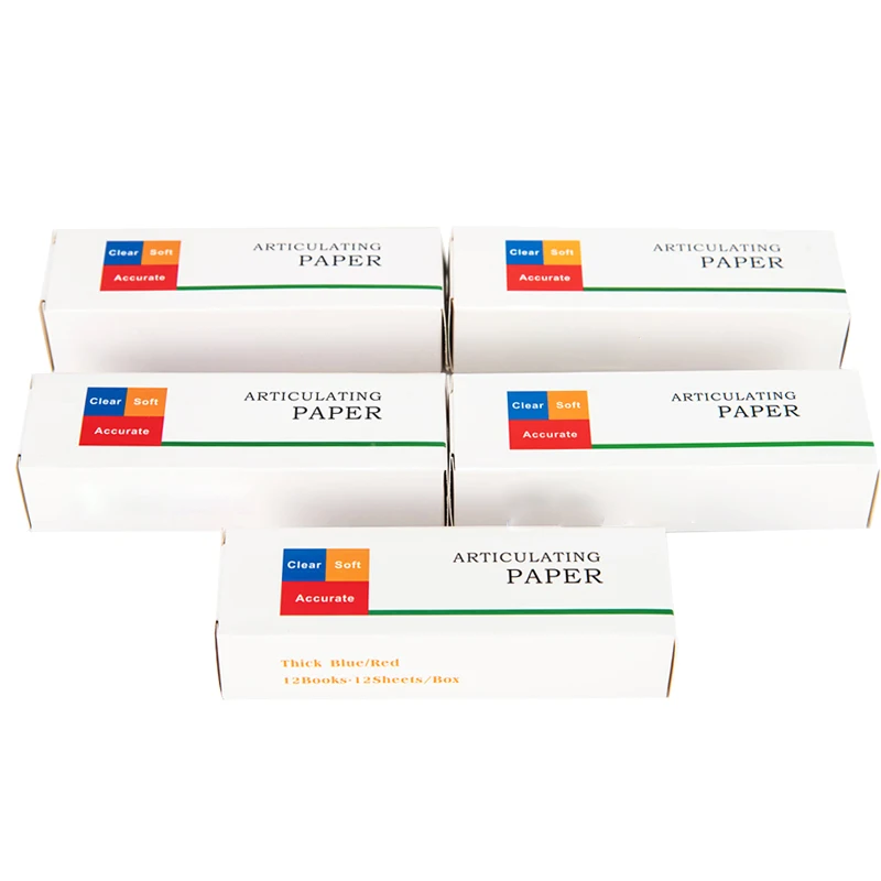 Горячая Распродажа 1 коробка стоматологический материал артикуляционная бумага