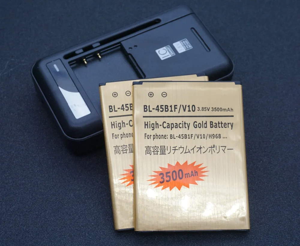 LehonS 2x3500 mAh BL 45B1F Замена золотого телефона литий ионная батарея + универсальное