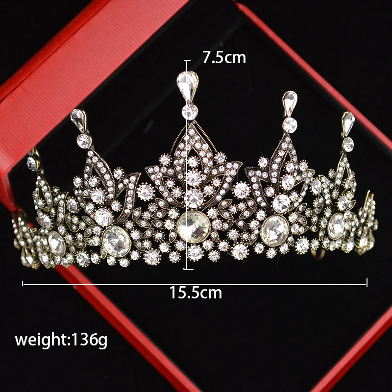 Новинка Серебряная свадебная тиара Корона Хрустальный головной убор богиня