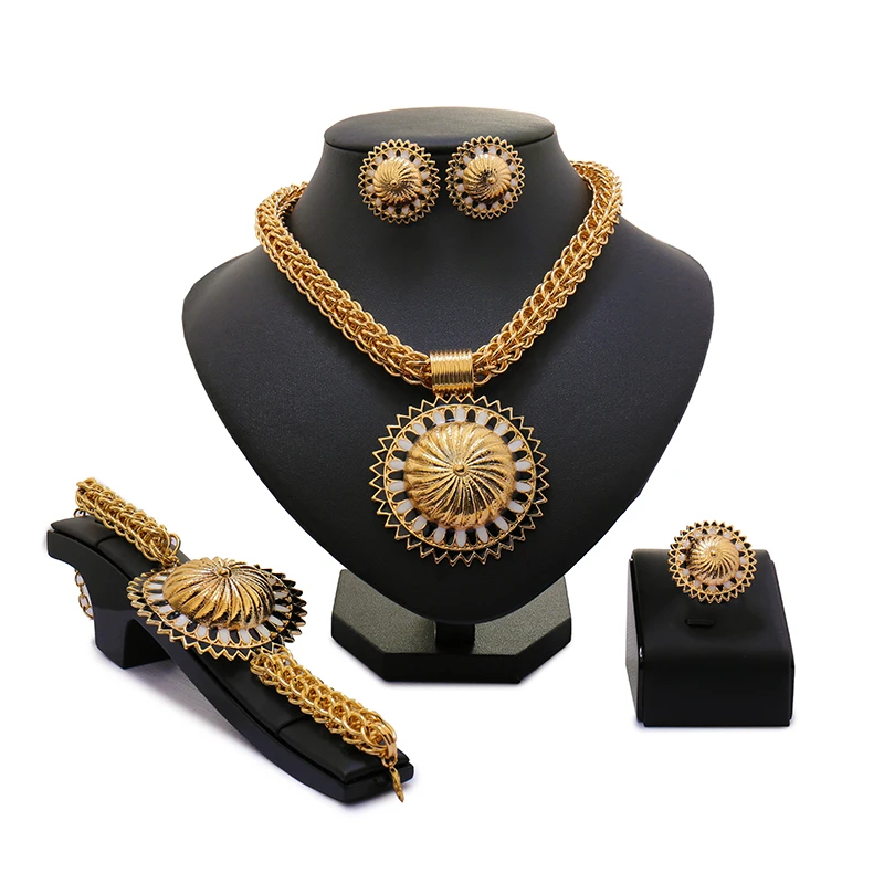 2017 Дубай ювелирные наборы свадебный подарок нигерийские Свадебные аксессуары