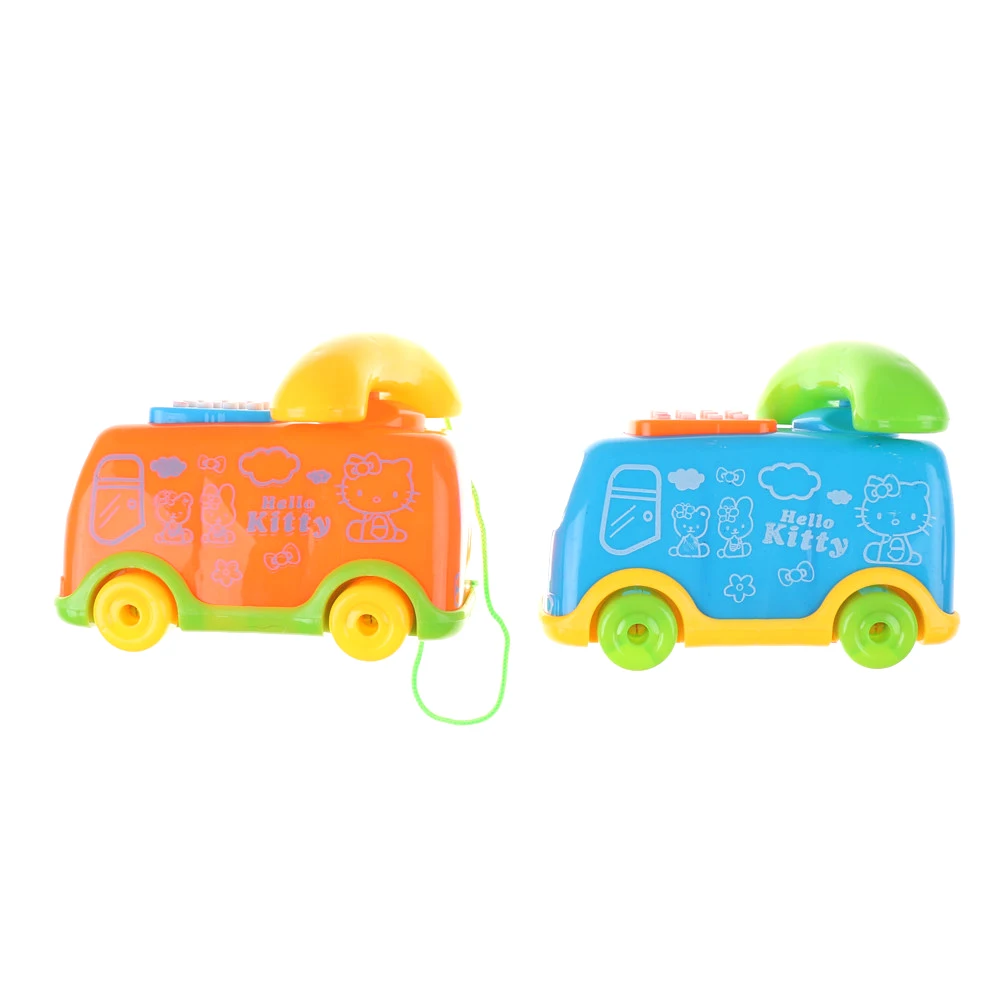 

Baby Toys Music Cartoon Bus Phone Educational Developmental Kids Toy Gift