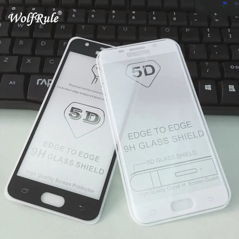 Для стекла Samsung Galaxy A5 2016 защита экрана 5D изогнутое полное покрытие закаленное
