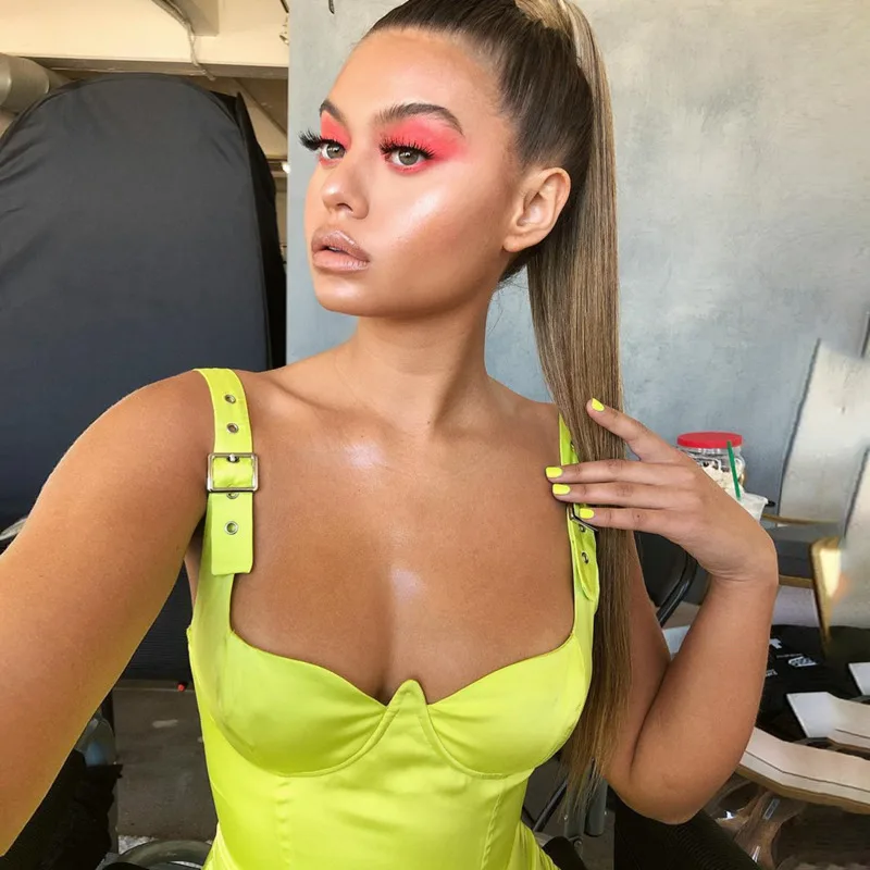 Slaygirl летнее сексуальное платье на бретельках для женщин без бретелек однотонные