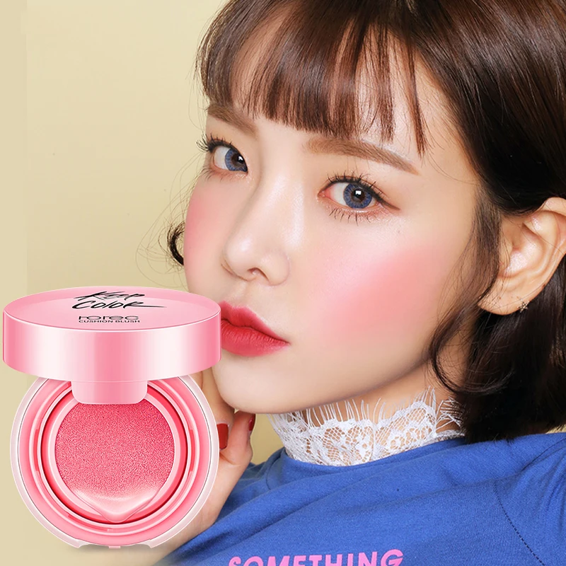 ROREC естественная воздушная подушка Румяна легко носить длительное румяна крем