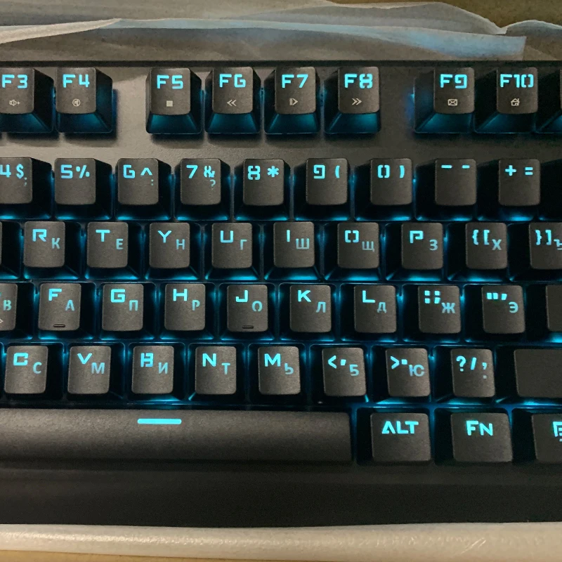 Motospeed CK95 Игры Механическая клавиатура 104 ключей Русский Английский красный/синий