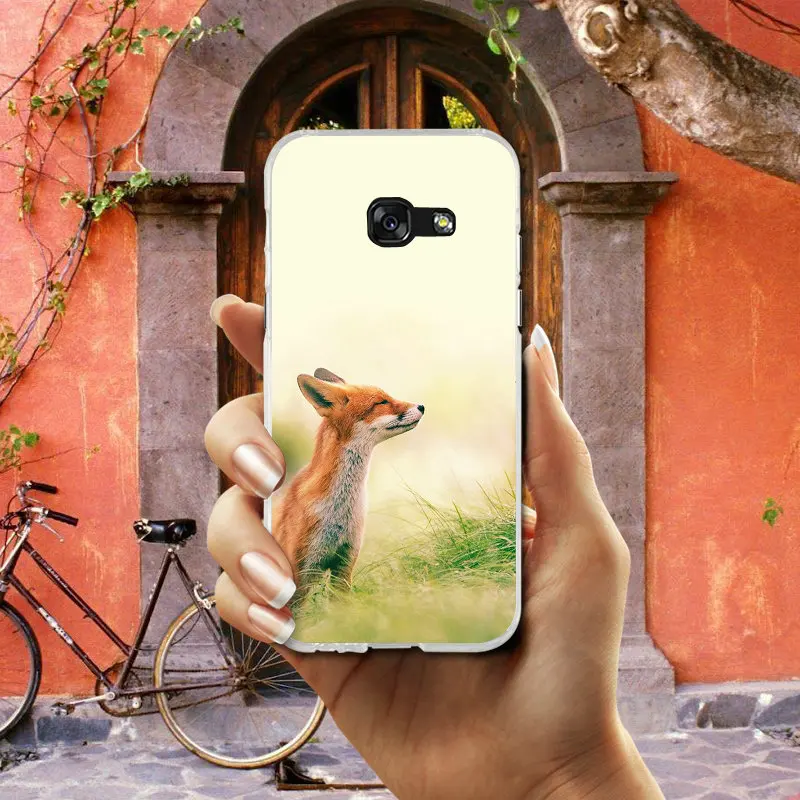 Мягкие чехлы для телефонов Samsung Galaxy S2 S3 S4 S5 Mini S6 S7 S8 S9 S10 Lite Edge Plus Note 4 5 8 9 White Fox Tiger Leopard