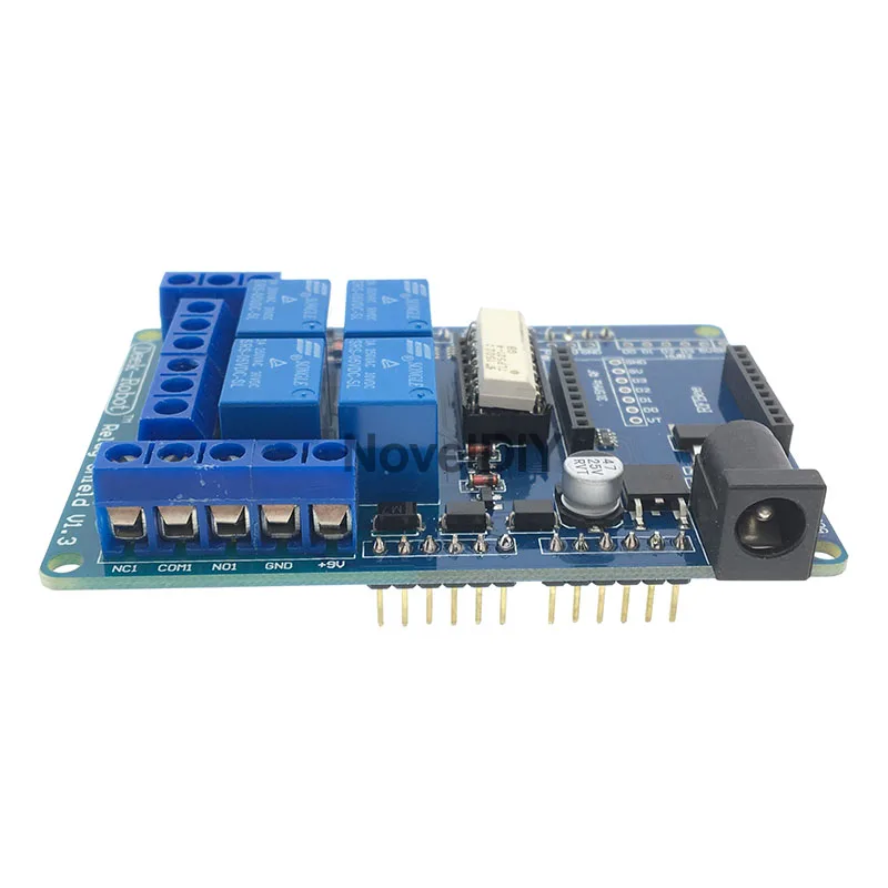 4 канальный 5 в релейный модуль плата расширения V1.3 совместимая с Arduino UNO Nano R3 Xbee HC 05