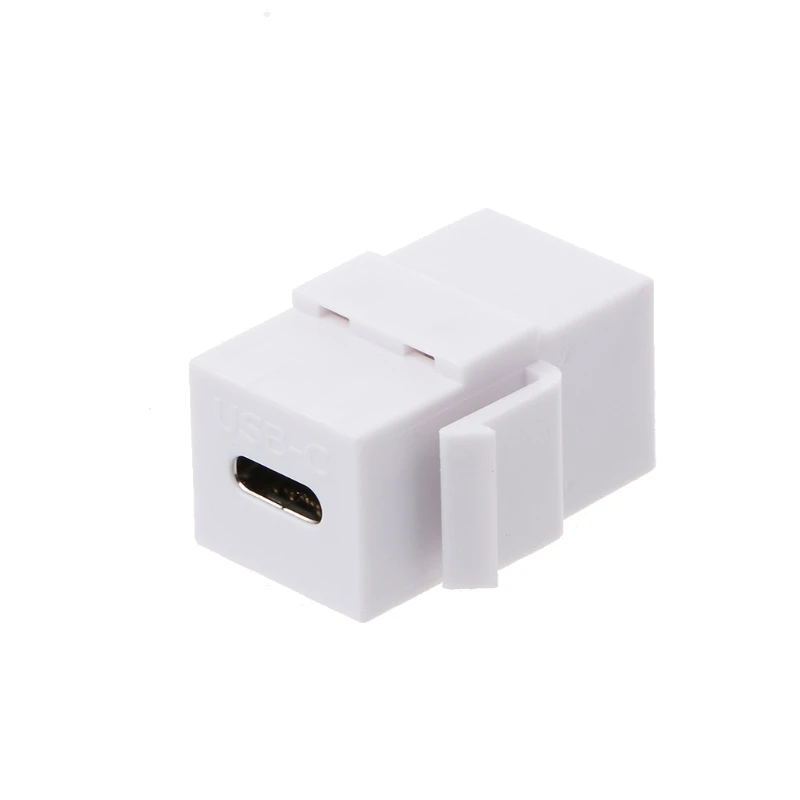 2021 Новый USB 3 1 Тип C женский разъемом Jack настенная розетка адаптер для монтажа на