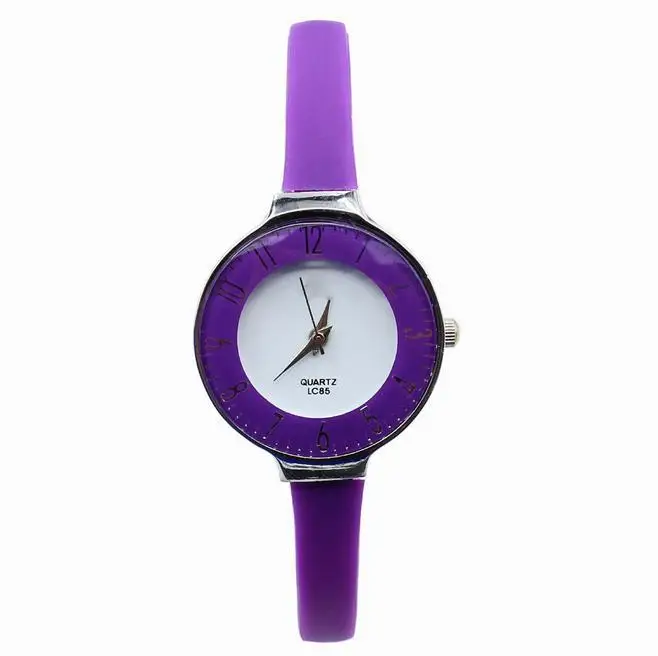 Новая Мода Известный Бренд Силиконовые Женщины Часы Кварцевые Случайный Стиль