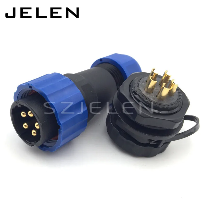 Водонепроницаемый разъем SD20 2 3 4 5 6 7 8 9 10 12 14 контактов ip68 автомобильный кабельный