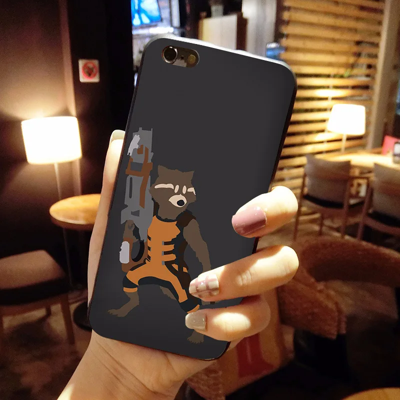 Чехол MaiYaCa с изображением животных енота для iPhone 6 plus, чехол для телефона для Apple iPhone 8, 7, 6, 6S Plus, X, 5, 5S, SE, 5C, 10, чехол - Цвет: 7