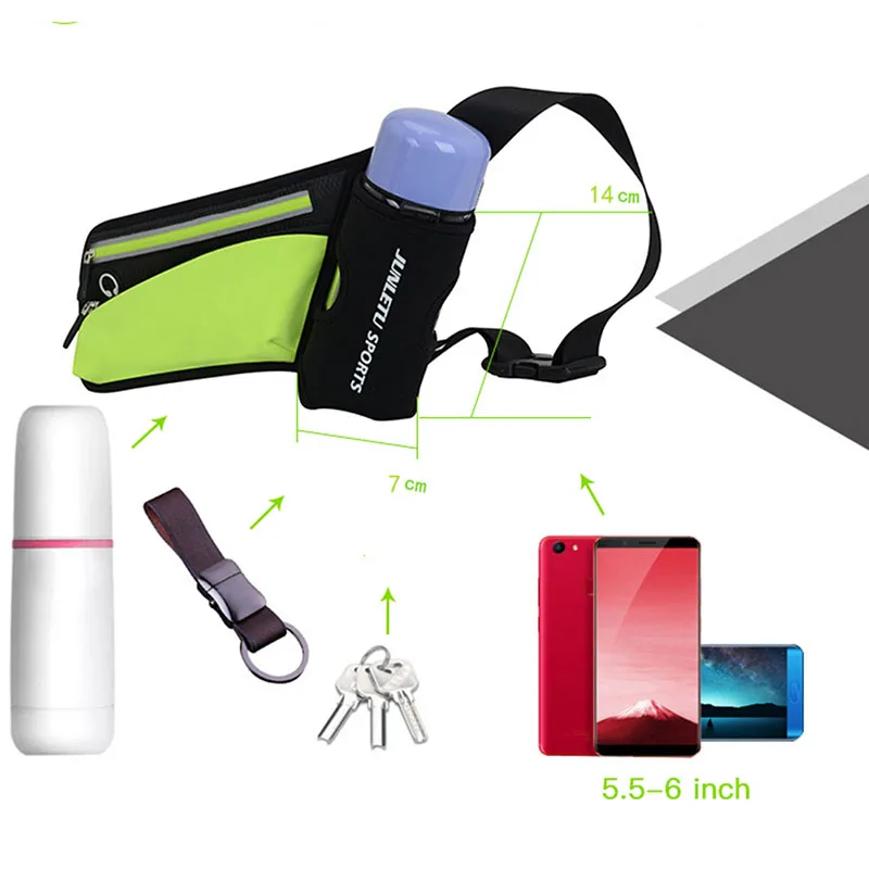 2019 Running Marathon Waist Bag Sports Climbing Hiking Racing Gym Fitness Lightweight Hydration Belt Water Bottle Hip Pack | Багаж и сумки