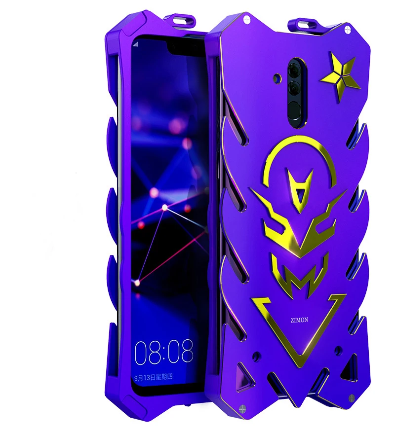 Для huawei mate 20 Zimon авиационный алюминиевый металлический чехол, прочный защитный чехол для huawei mate 20 Pro mate 20X металлический чехол