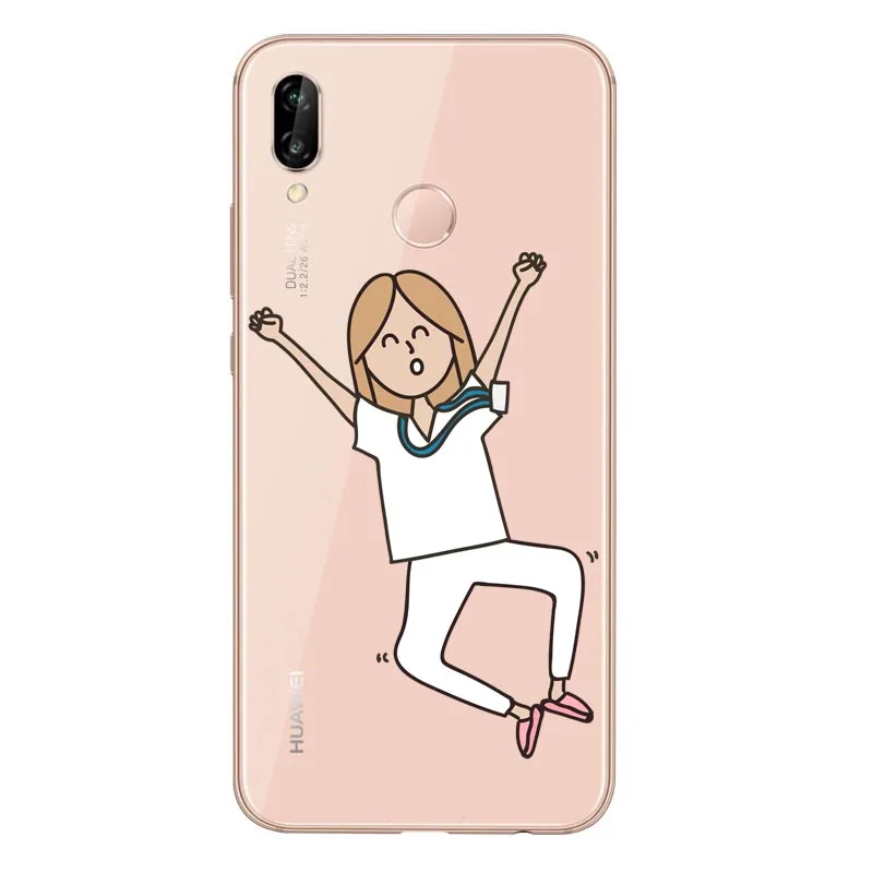 TPU Испания милый мультфильм медицина медсестры доктор дантист ТПУ Мягкий силиконовый чехол для huawei P8L P20L P20LITE P30 mate 8 10 mate 20Por RS - Цвет: TPU