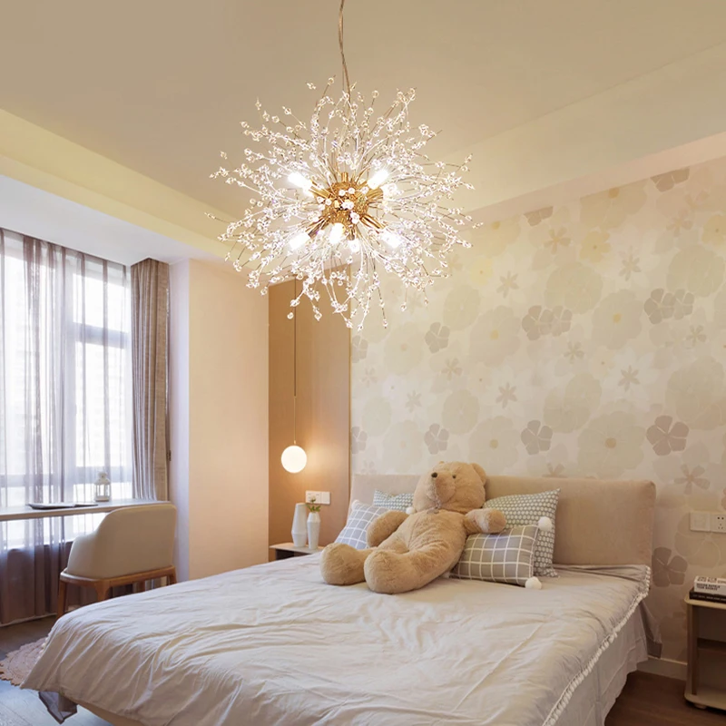 LukLoy LED Modern Pendant Light Crystal Nordic Kitchen Living Room Loft Clothing Hanging Lamp | Лампы и освещение