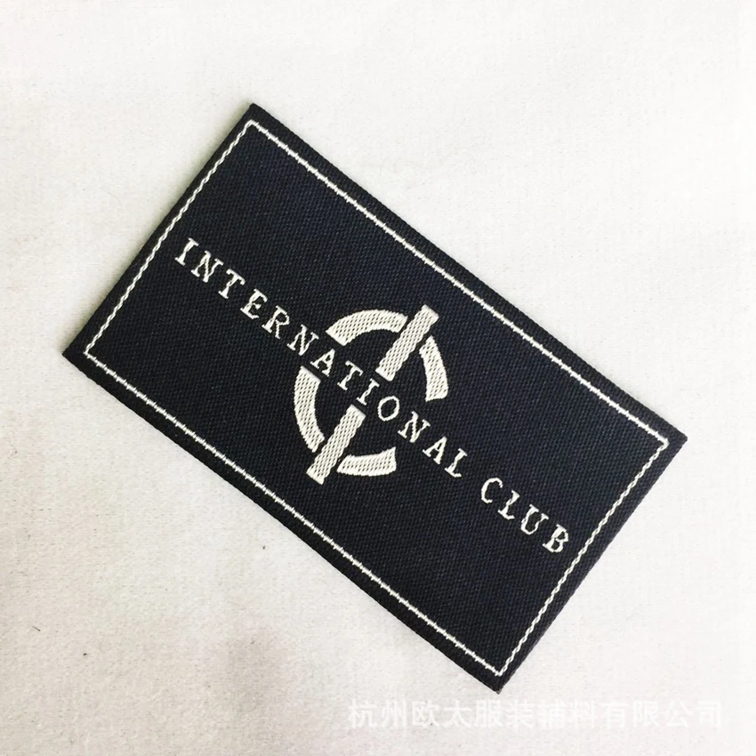 

ZeQi customized garment tags closing woven labels custom main label washable tags 1000pcs/lot