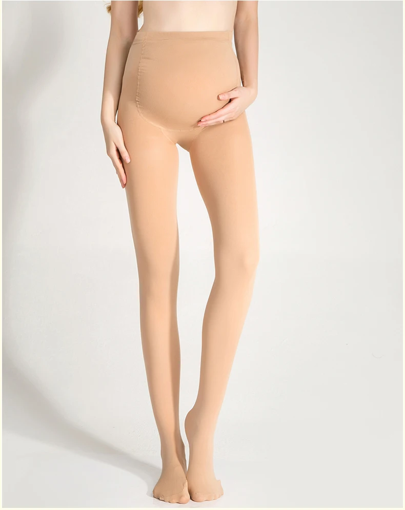 Mallas de maternidad para mujeres embarazadas, pantimedias de oto&ntilde;o con correa el&aacute;stica, ajustadas, para verano, 8219-2