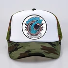 Модные мужские бейсболки с принтом акулы, Оригинальная шапка с китайским дизайном, Мужская высококачественная повседневная Летняя бейсбольная кепка с сетчатым верхом, Кепка-тракер