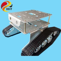original doit double decker robot tank car chassis t300 from diy crawler tracked model robotic experiment functional realization