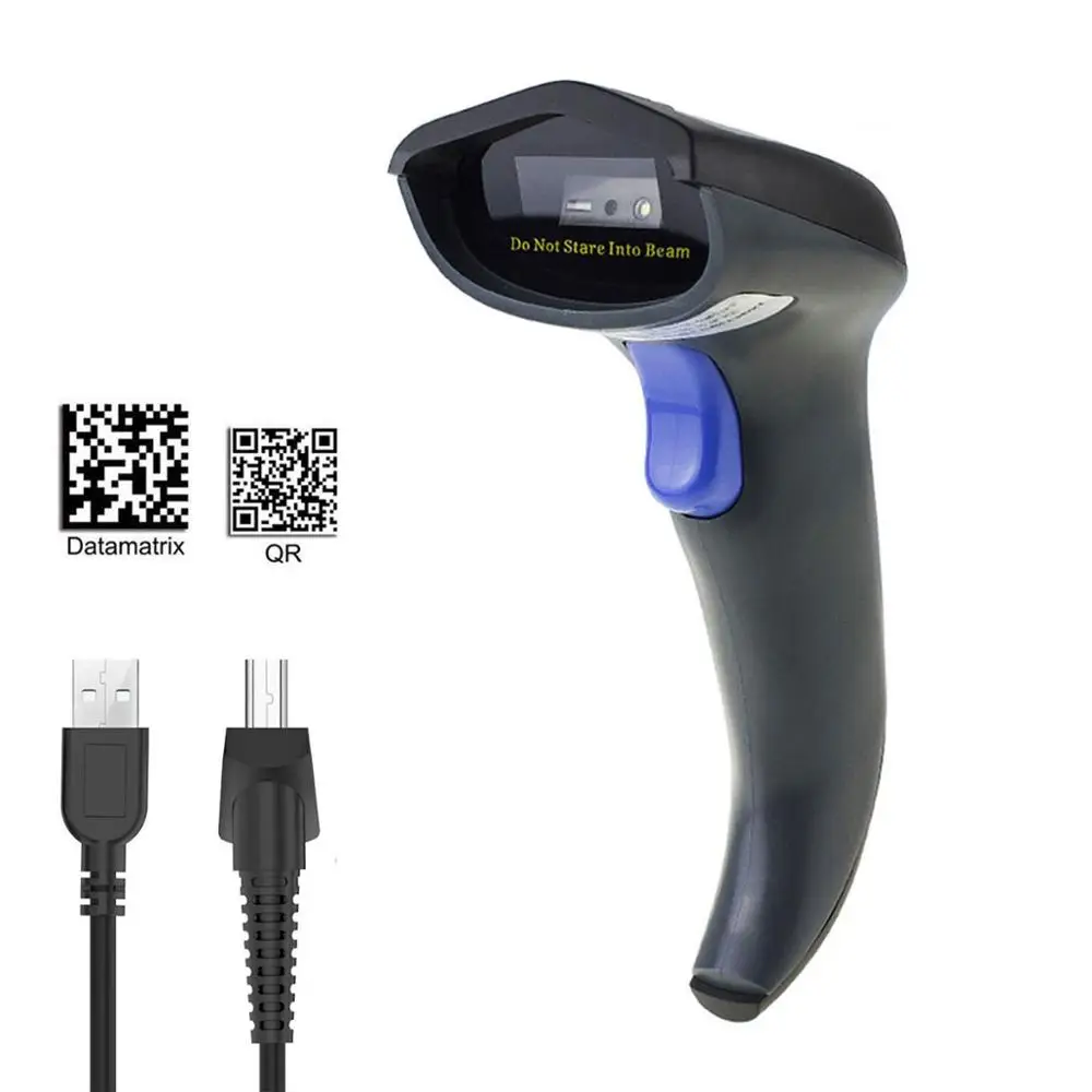 W5 Wired 2D NETUM проводной 2D QR usb-cканер штрихкода ручной автоматический всенаправленный считыватель штрих-кодов/Imager(QR, PDF417, матрица данных) NT-W5 - Цвет: W5 Wired 2D