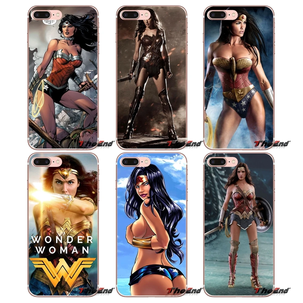 Для Samsung Galaxy S2 S3 S4 S5 MINI S6 S7 edge S8 S9 Plus Note 2 3 4 5 8 Coque Fundas Wonder Woman аксессуары чехлы для
