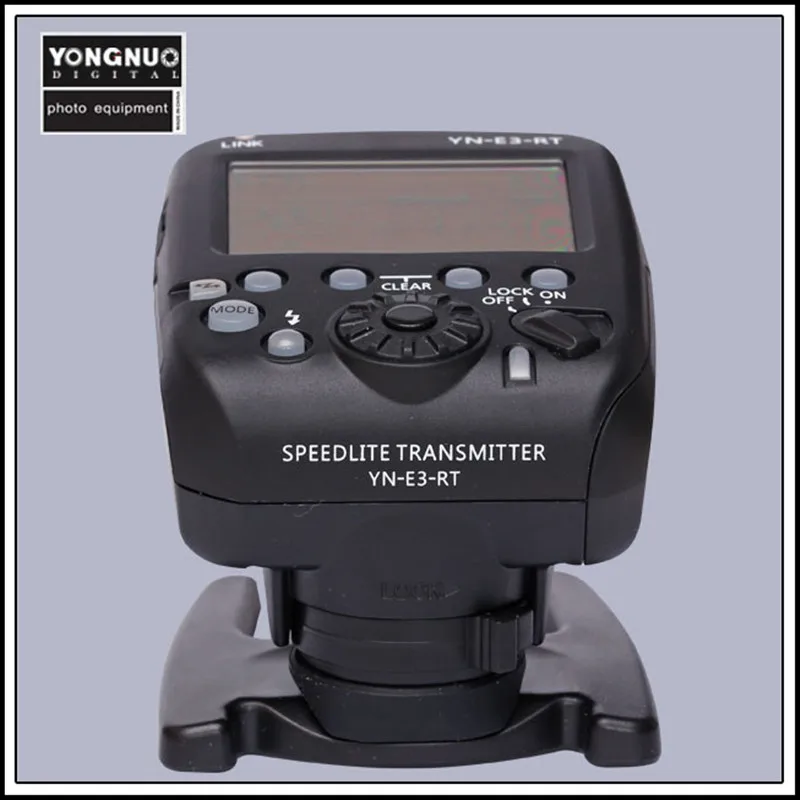 Yongnuo YN E3 RT TTL Радиоуправляемый триггер для вспышки Speedlite контроллер передатчика
