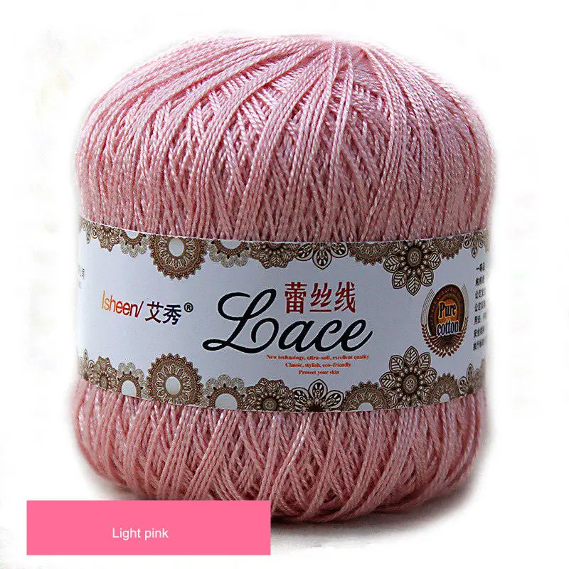 50 g/ball 8# Lace Crochet Thread Cotton Wool Fine Yarns Embroidery Crochet Knitting Lace Jewelry DIY Hand Knitting Threads