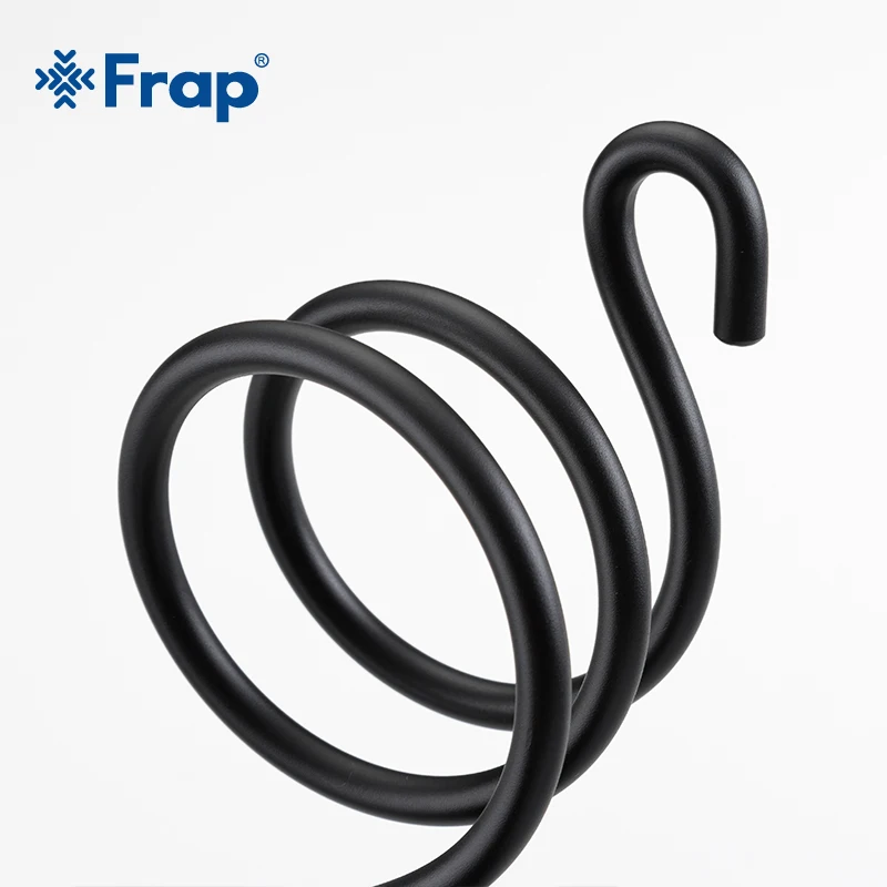 Черная настенная сушилка для волос FRAP алюминиевый настенный держатель ванной