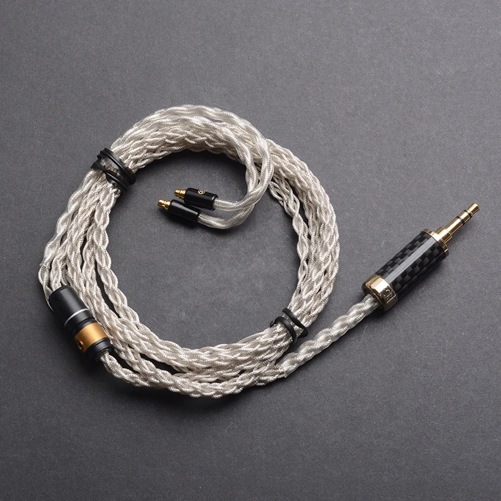 OKCSC 3 5 мм разъем MMCX обновленный кабель для наушников сменный шнур DIY SHURE SE215 SE315 SE425