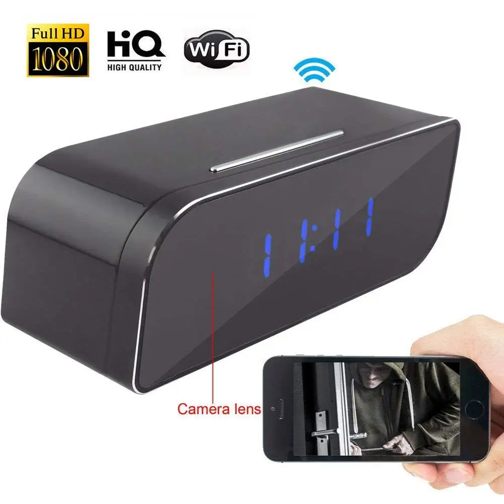 Микро Wi Fi IP камера HD 1080P часы мини видеокамера беспроводной видеорегистратор