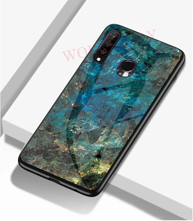 Для huawei P30 Lite чехол Роскошный мраморный узор гладкое закаленное стекло задняя крышка для huawei P30 Pro P 30 чехол для телефона Coque Fundas