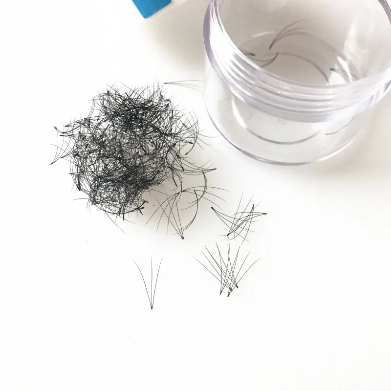 Объемные 3D/4D/5D ресницы 0,10 D curl короткие Стволовые предварительно сделанные вентиляторы, шелковые мягкие ресницы, накладные норковые Индивидуальные ресницы