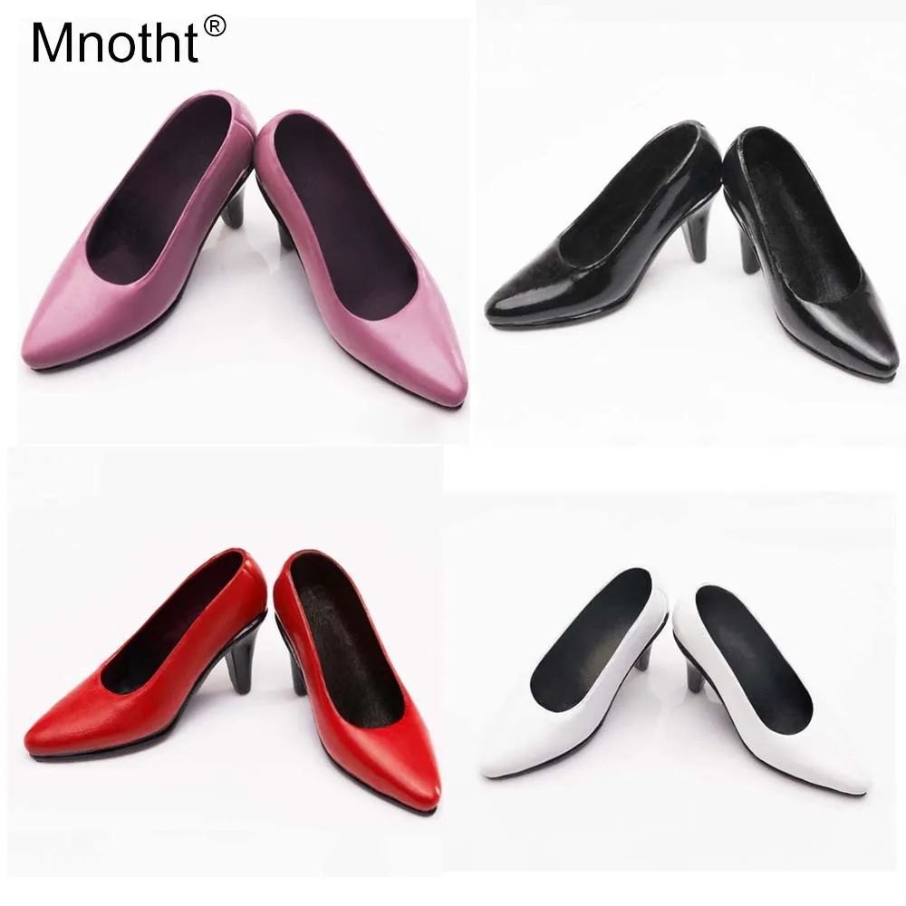 

1/6 High-Heeled Shoes VCF2017 White Black Red Purple Female Soldier Shoes For 12inch Action Figure Toy mnotht m3