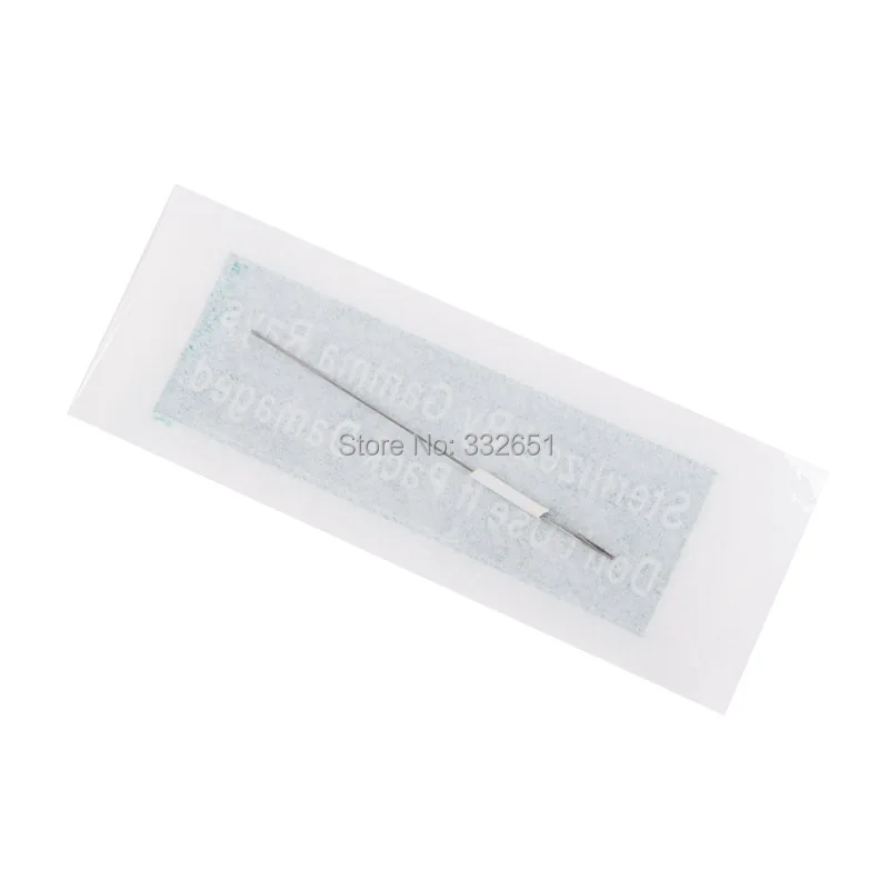 100 шт. 5RL Одноразовые стерилизованные иголки для татуажа бровей ручка татуировки