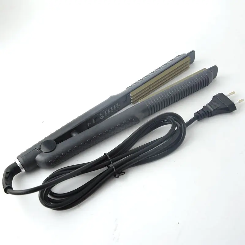 Керамические электронные щипцы для выпрямления волос гофрированные завивки